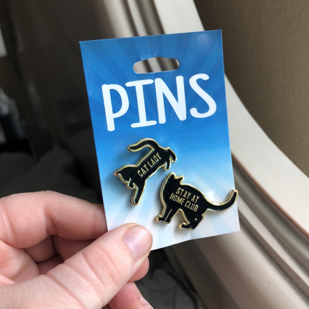 Cat Lady Pins